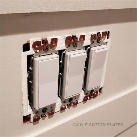 3 gang metal box extension|3 gang outlet box extender.